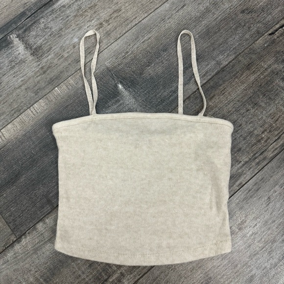 NEW Zara Cropped Soft Tank, Size S - Picture 5 of 7